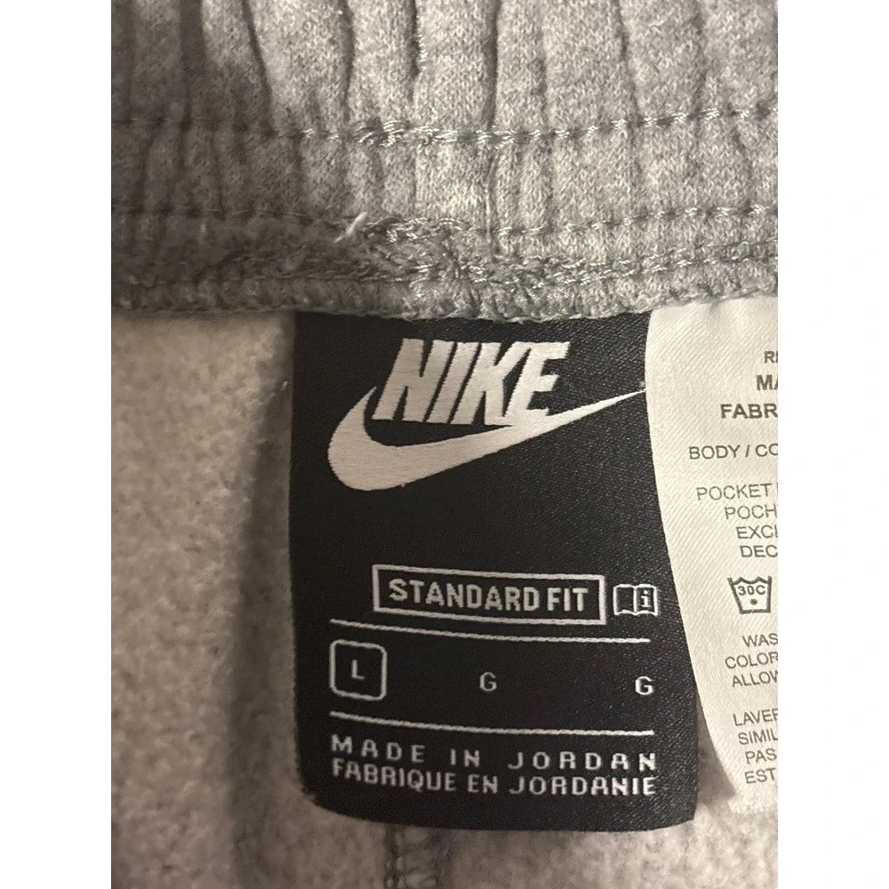 Nike Sweatpants Kids Large‎ Gray Excellent Futura Logo Fleece Joggers